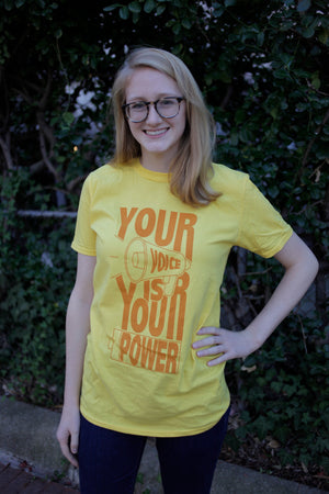 Your Voice Is Your Power T-Shirts
